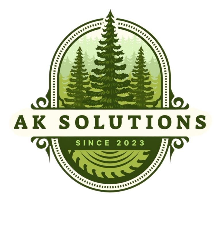 LocalSplash Landscaper logo with green-and-black house and tree graphics