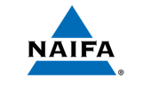 NAIFA logo with blue triangle over black text.