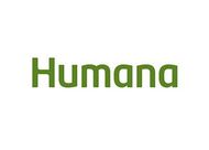 Humana logo in green text on a white background.