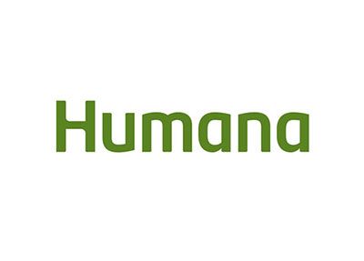 Humana logo in green text on a white background.