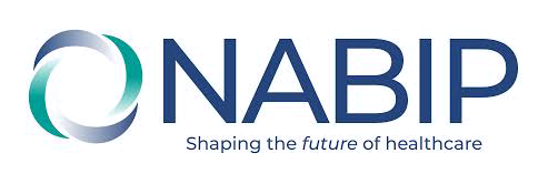 NABIP logo with swirling teal and gray design and tagline 