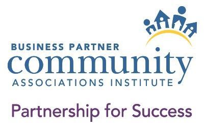 The logo for the business partner community associations institute partnership for success