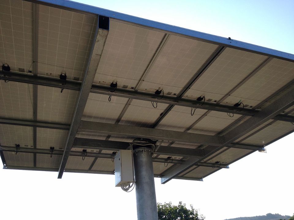 dettaglio struttura fotovoltaico