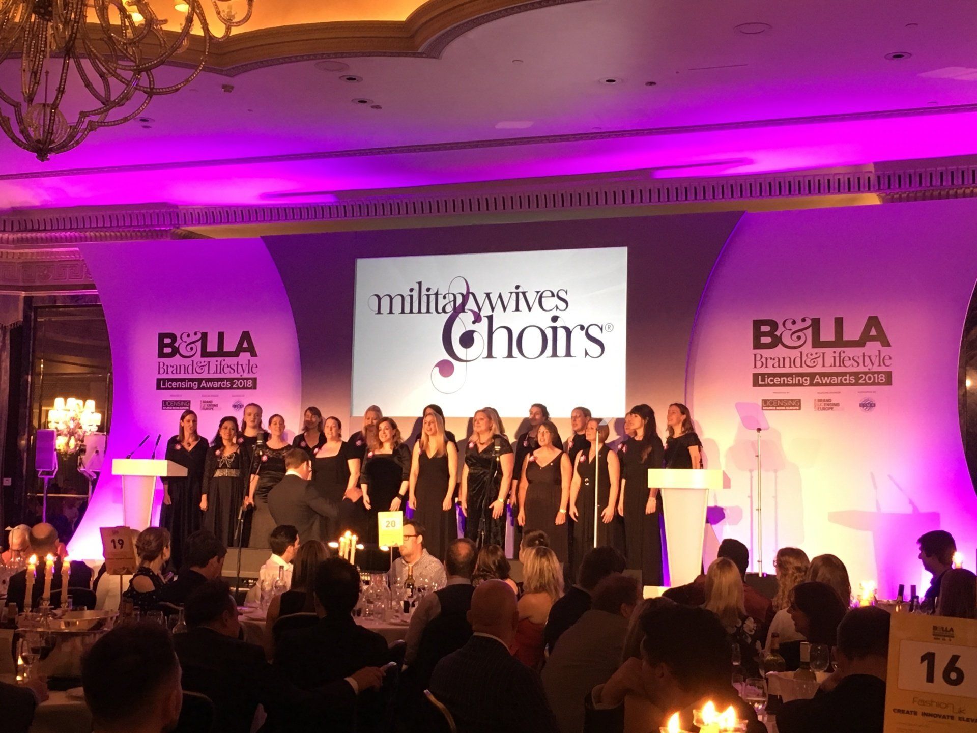 Military Wives Choirs B&llas Performance
