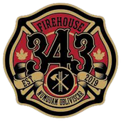 It is a firehouse logo that looks like a tattoo.