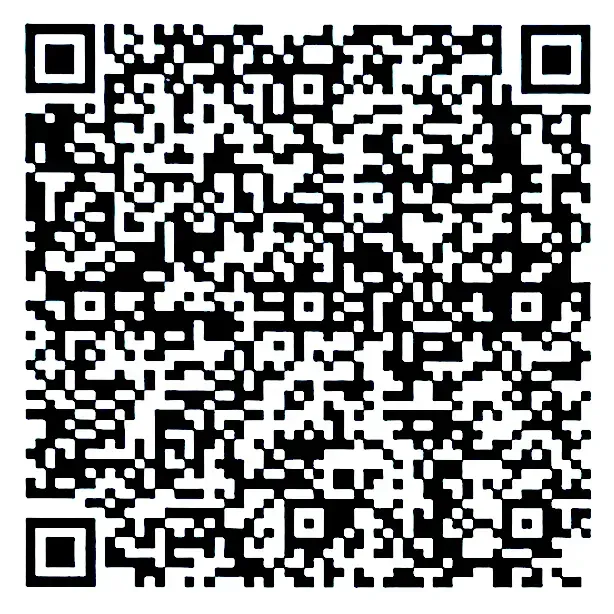 A black and white qr code on a white background.