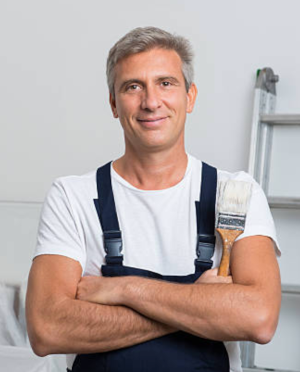 Happy, smiling, and friendly painter and decorator in Swansea.