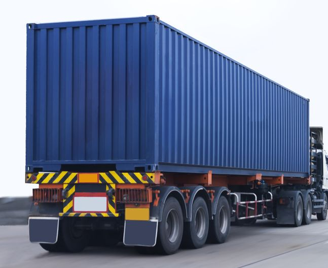 A Large Blue Shipping Container — JP's Towing and Transport in Murphy's Creek, QLD