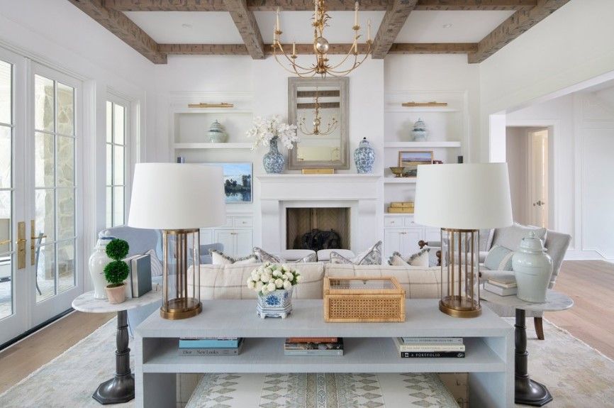 White Oak Ceiling Box Beams