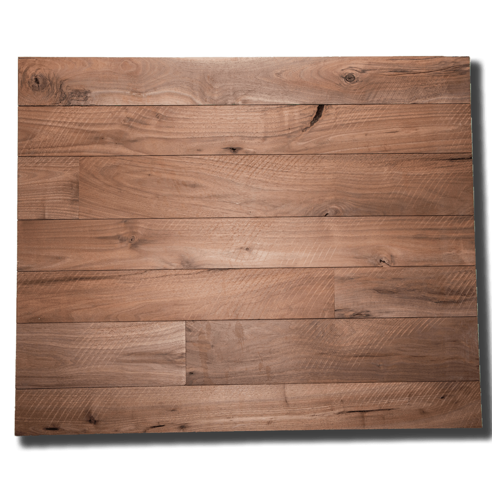 A close up of a piece of wood on a white background.