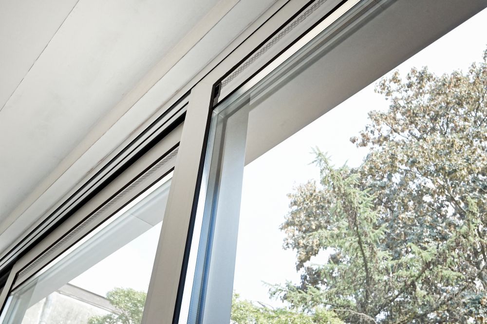 Open Window With White Frame, Showing Bright Sky and Leafy Trees Outside — ALUBEST Windows & Doors In Southport, QLD
