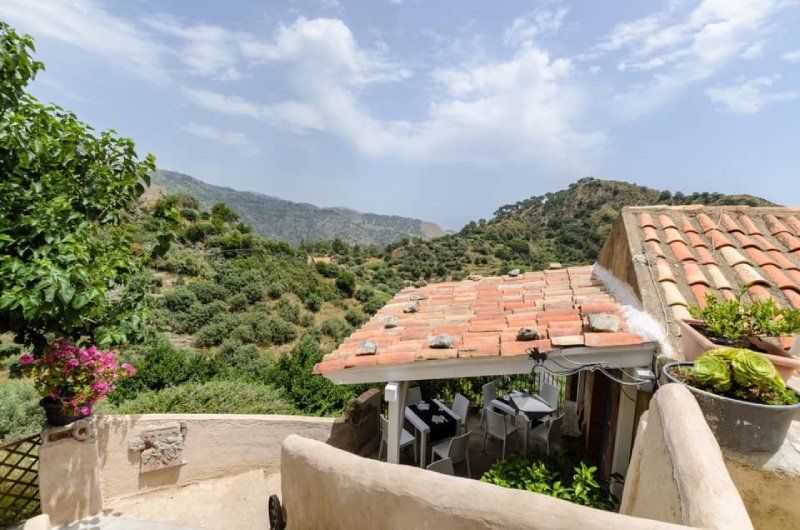 view from the restaurant of the natural landscape
