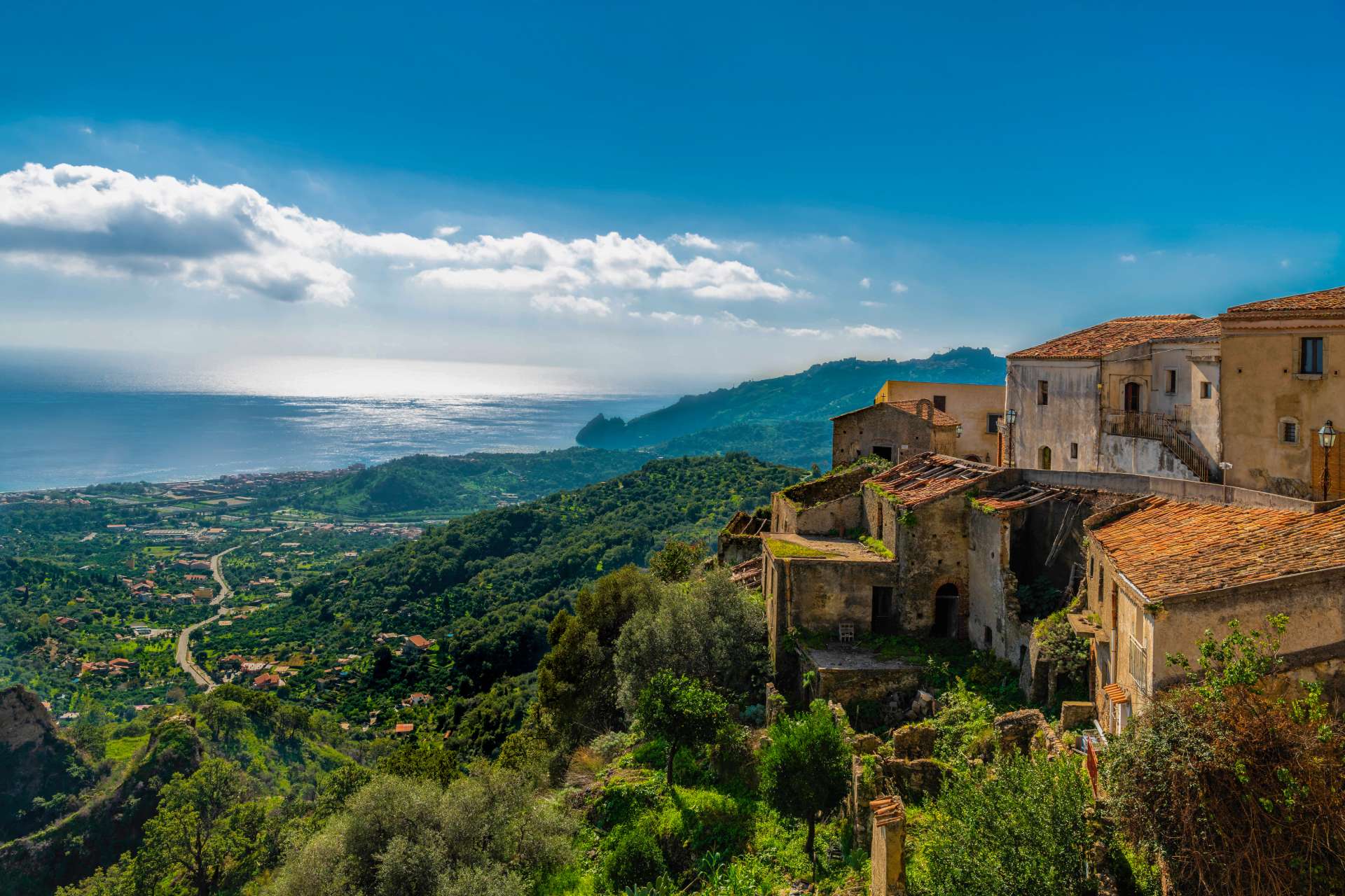 vista panoramica del borgo di Savoca