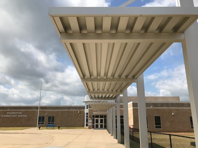 Walkway canopy with custom design