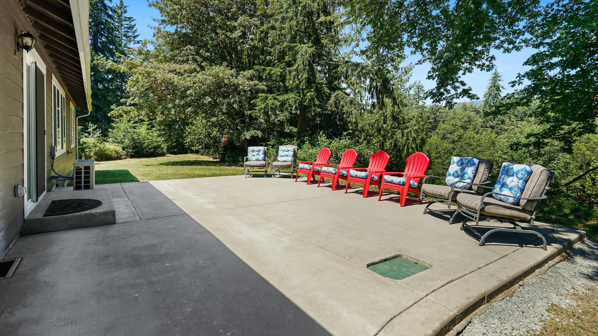 Cleaning and sealing a residential concrete patio surface to maintain durability in Ocala, FL