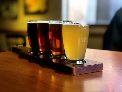 Beer Flight in Angel Fire Village