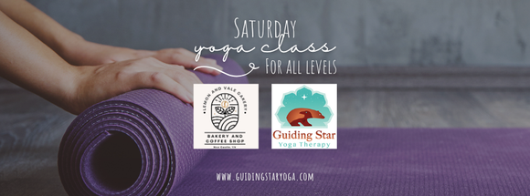 Saturday yoga class at lemon and vale cakery
