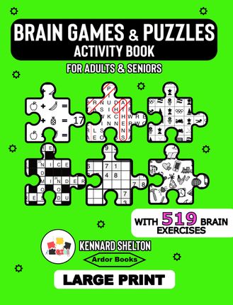 Brain Games & Puzzles Activity Book