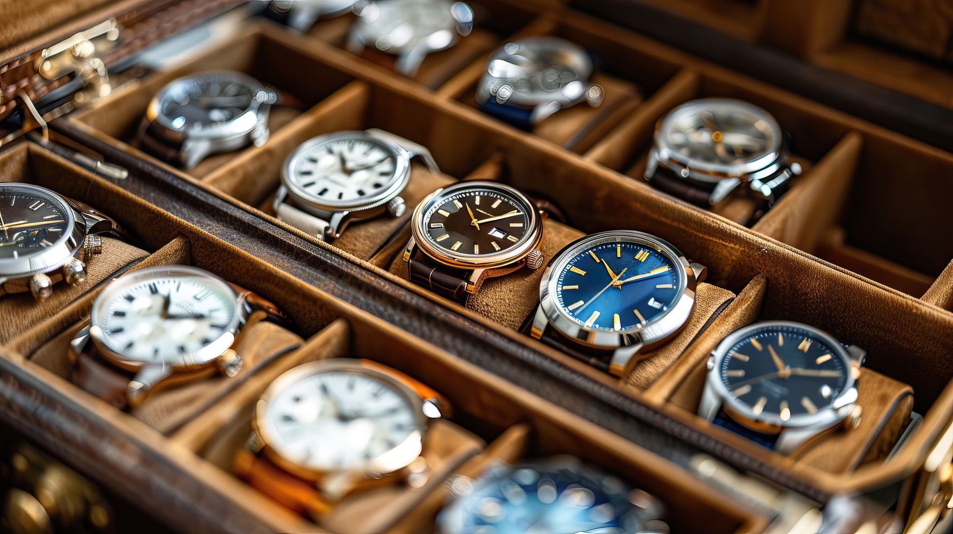 selection of pre-owned luxury watches