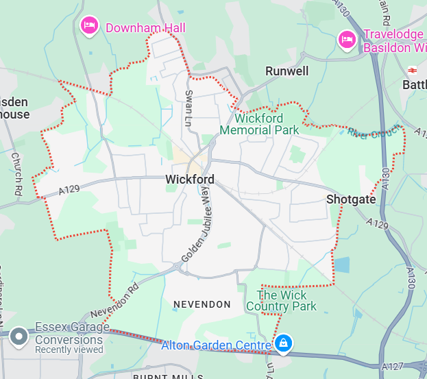 map of wickford