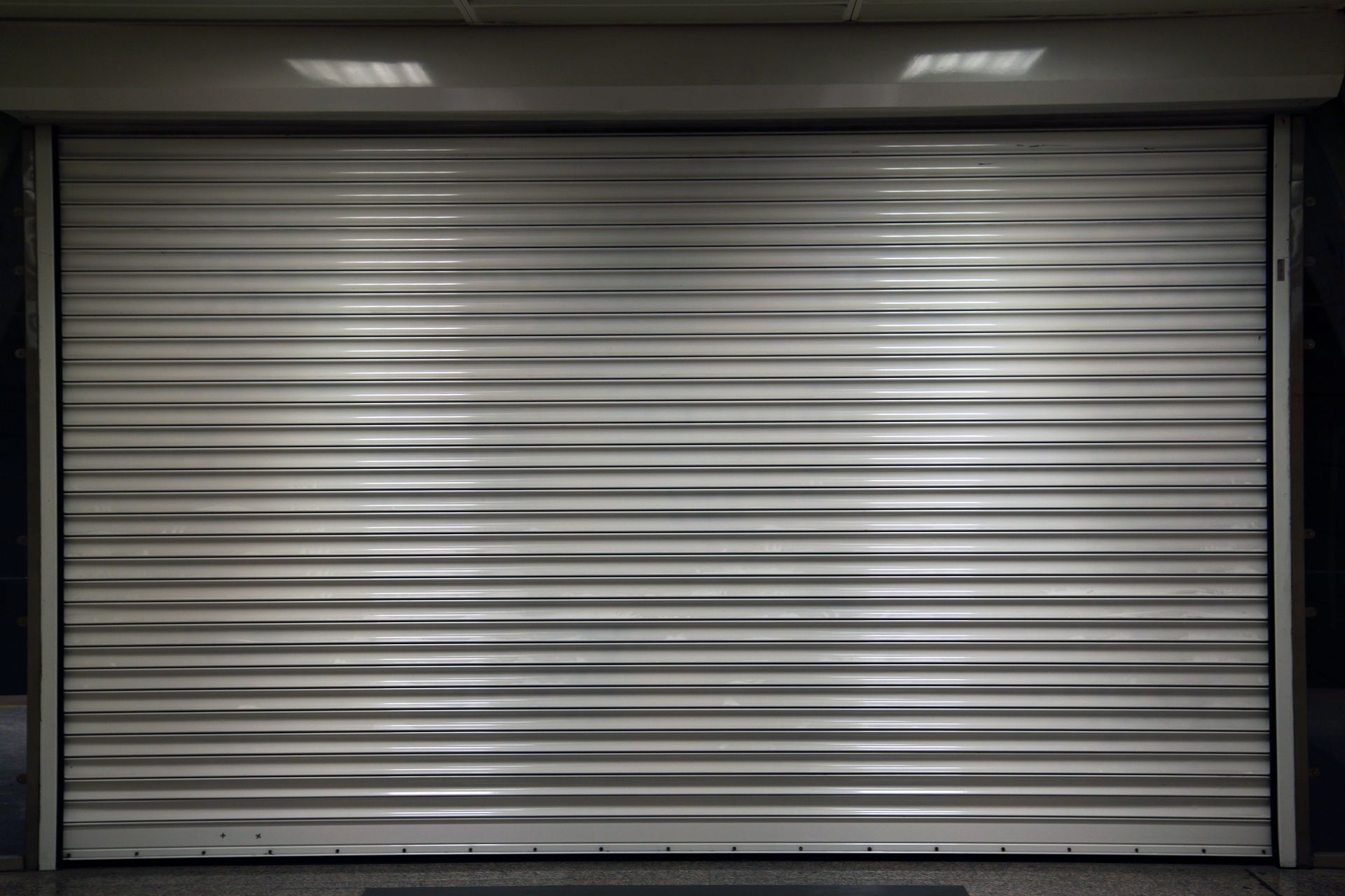 Rolling Steel Red Garage Door — Cleveland, TN — McSpadden Garage Door Co