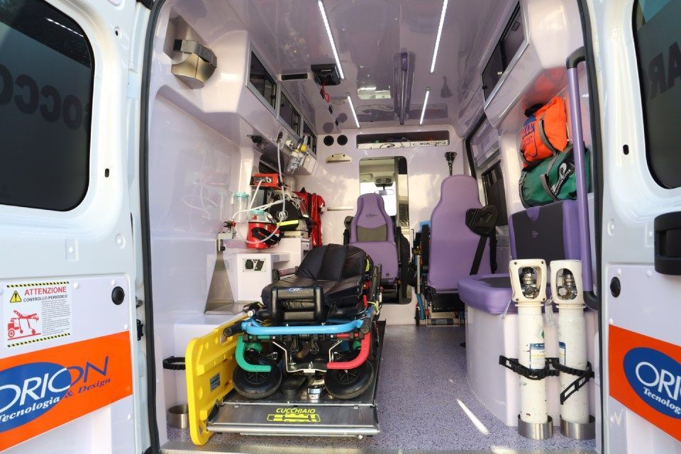 Interno ambulanza