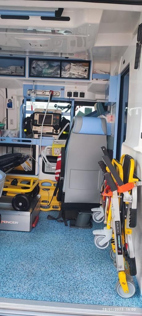 Interno ambulanza