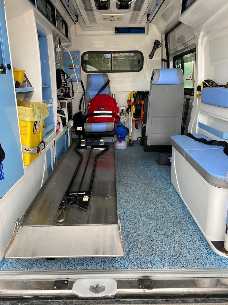 Interno ambulanza