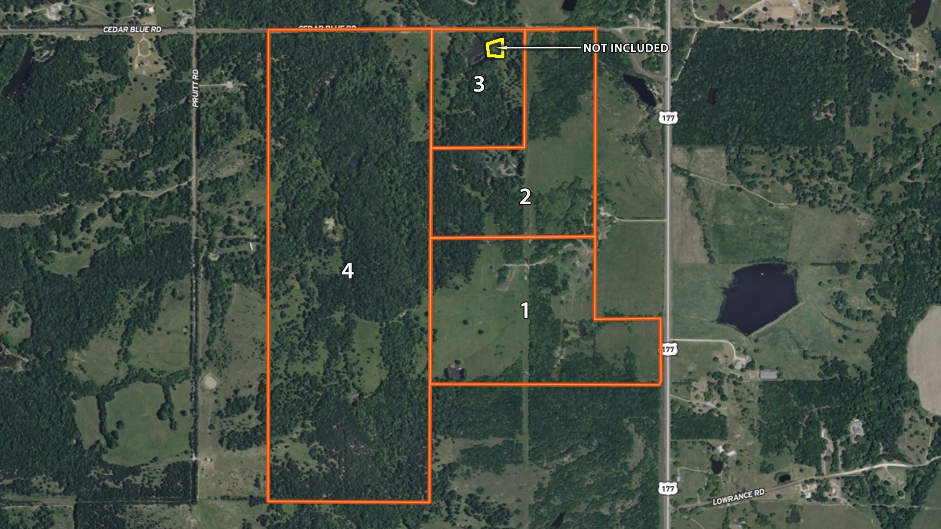 Pruitt ranch parcels 1-4