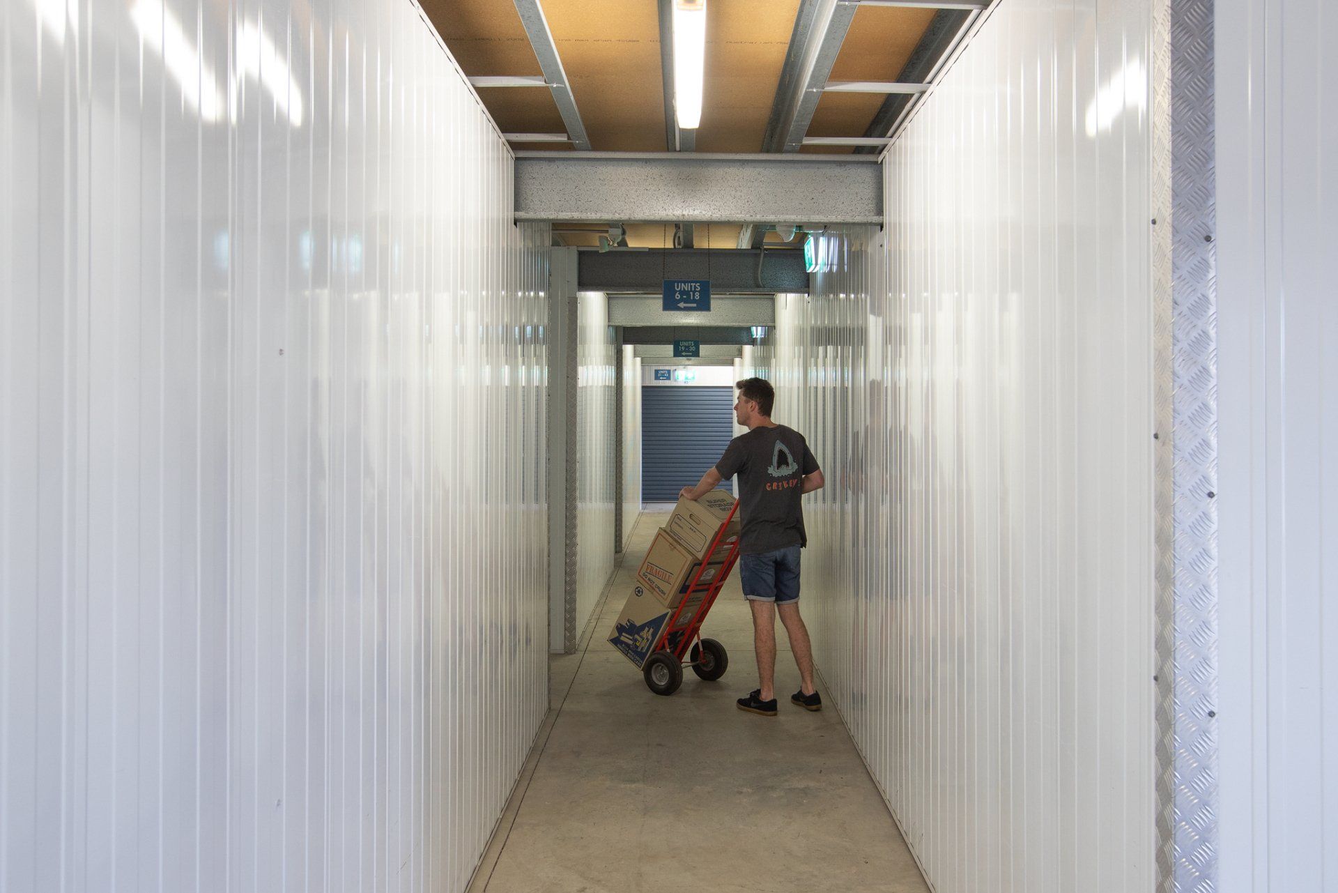 Storage Facilities With Blue Doors — Storage Facility In Kurri Kurri, NSW