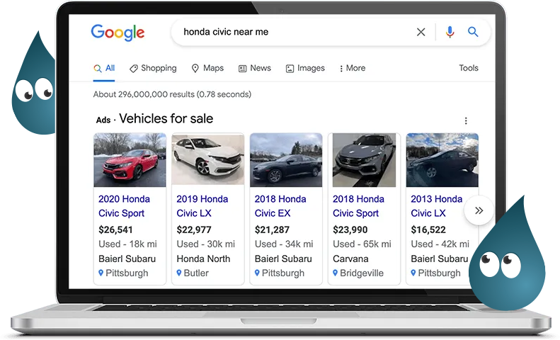 Secure Top Ad Placement in Google with New Vehicle Ads