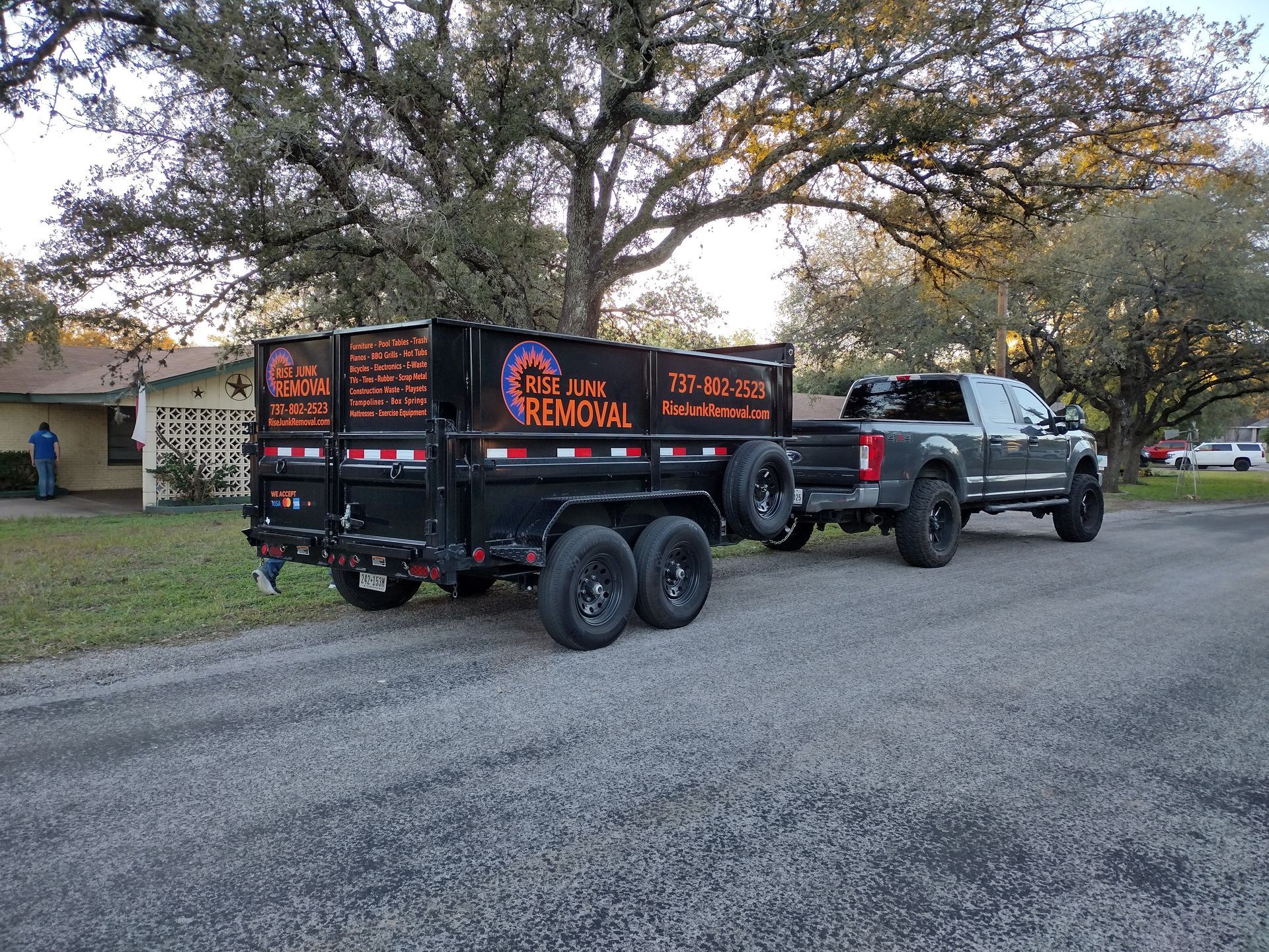 fast, affordable junk removal services austin tx, rise junk removal
