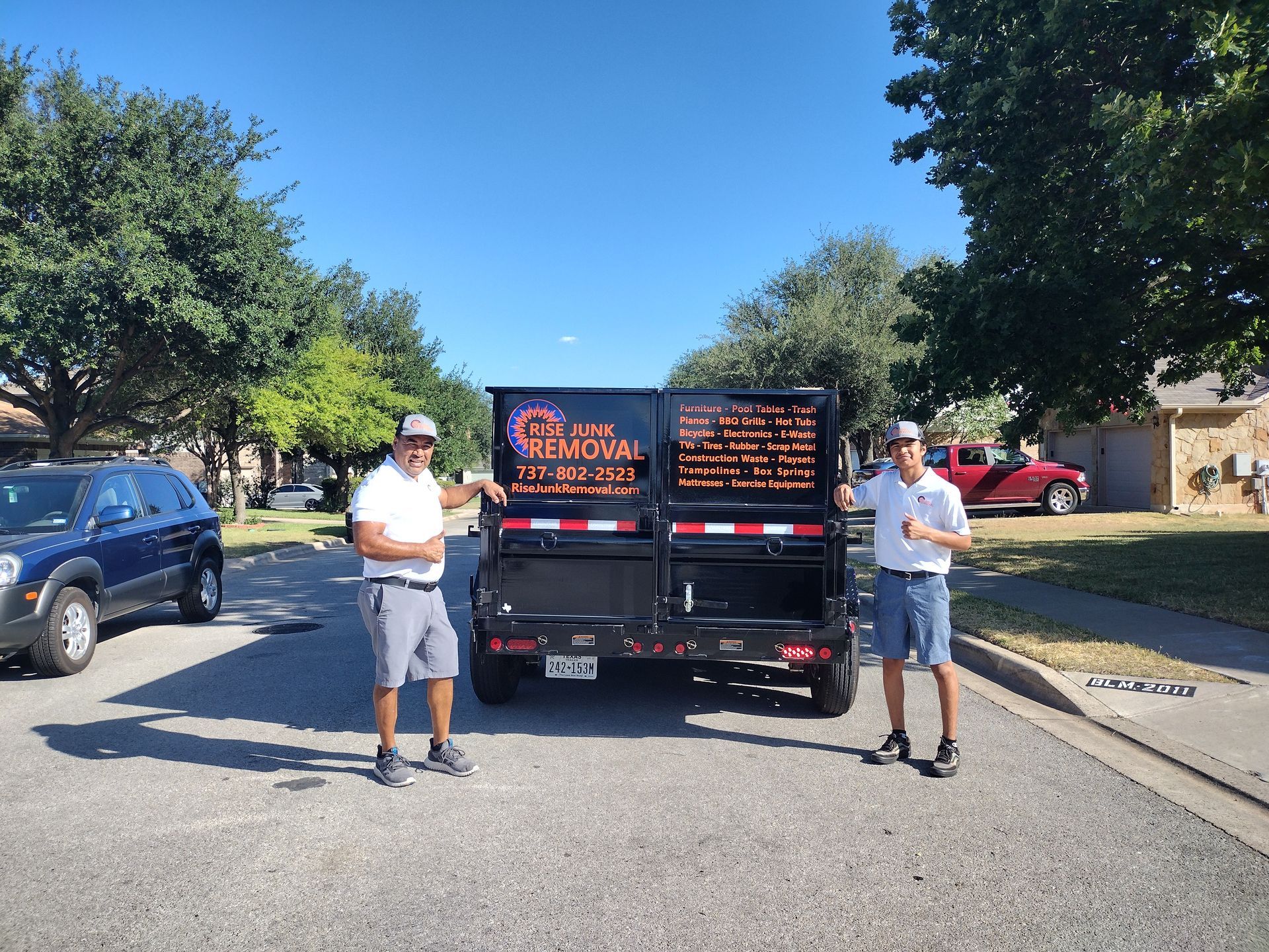 Staff and Truck, Austin, Tx., Rise Junk Removal