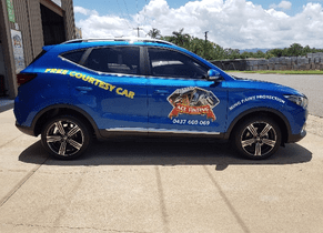 Side View of Courtesy Car — Anti-Rust in Innisfail, QLD