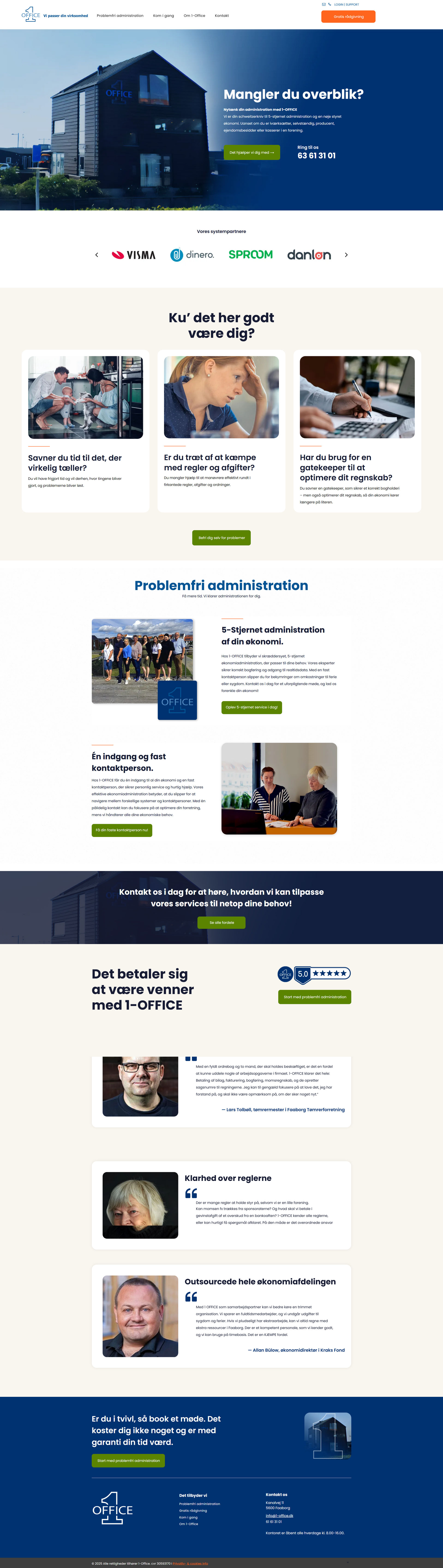1-Offices website er bygget og driftes i Webbygger.nu