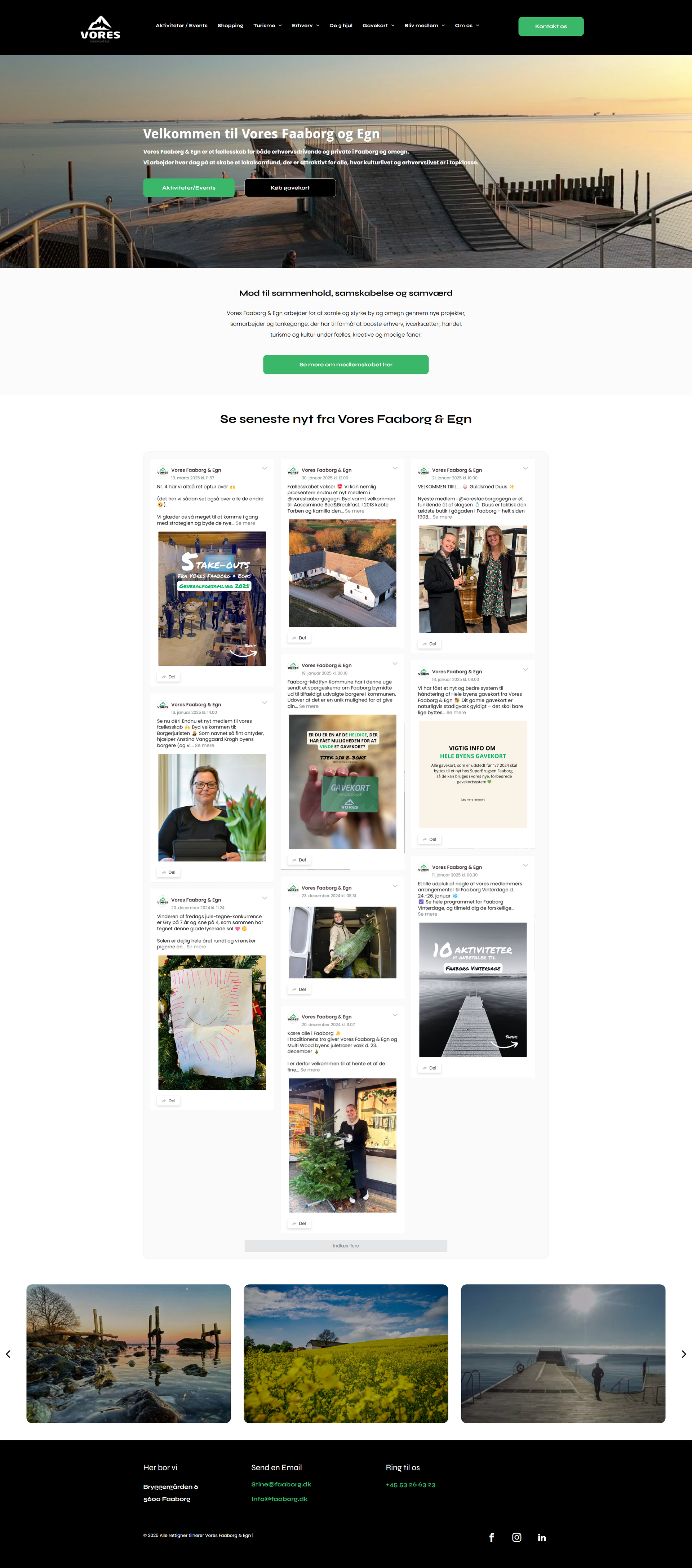 Vores Faaborg & Egns website er bygget og driftes i Webbygger.nu