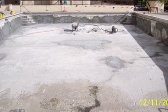 underwater concrete pool patch