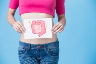 Digestive Health — Woman With Health Intestine in Franklin, TN