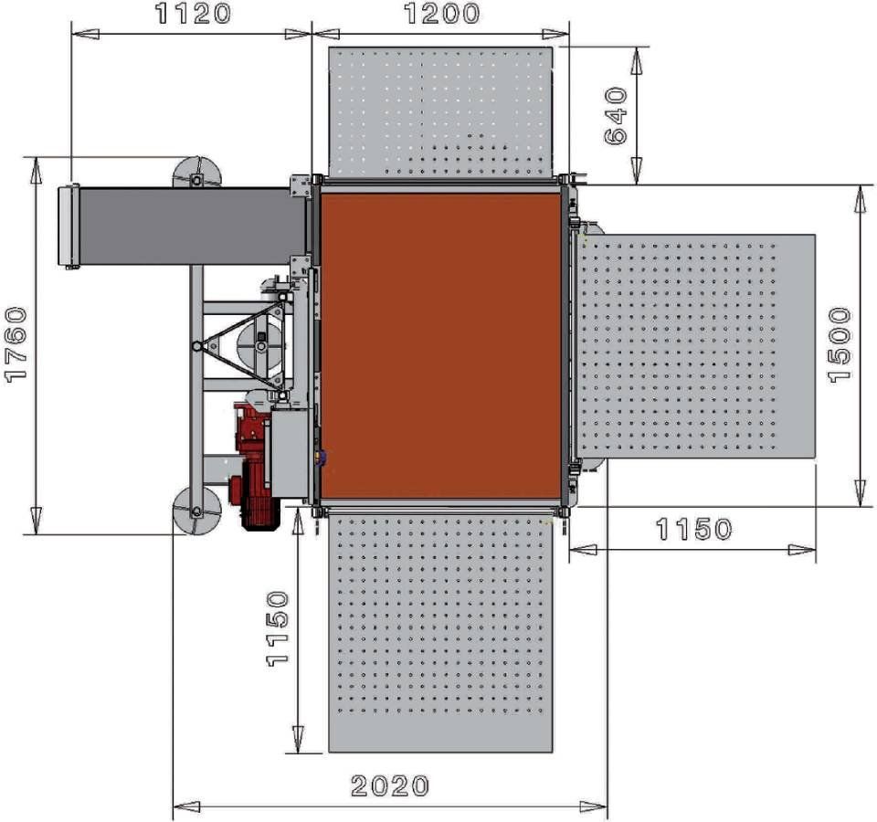 Struttura ascensore da cantiere