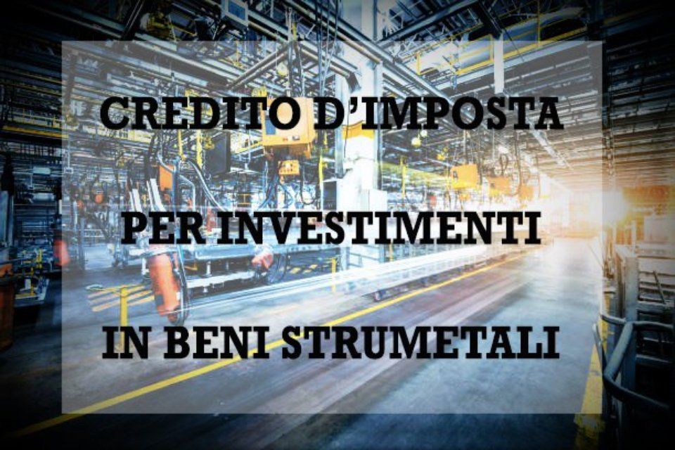 Credito d’imposta per investimenti