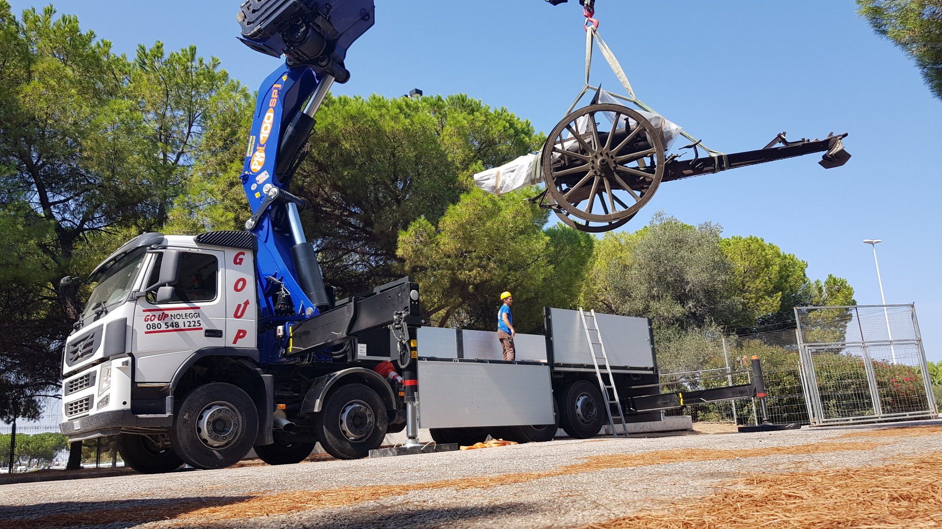 Camion con gru