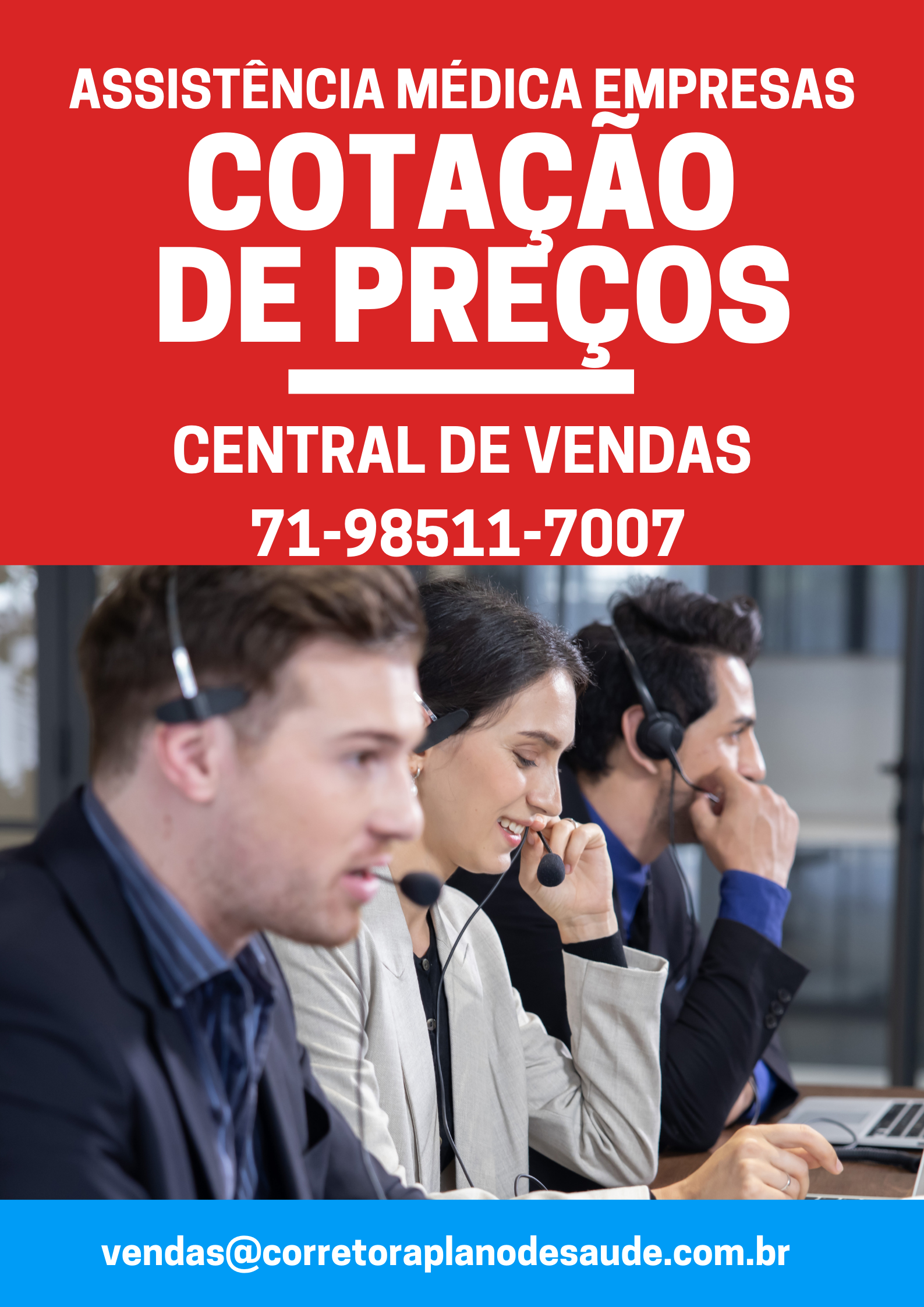 corretora vendas de planos de saude Bradesco