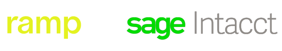 ramp financial corporate credit card software integration to Sage Intacct
