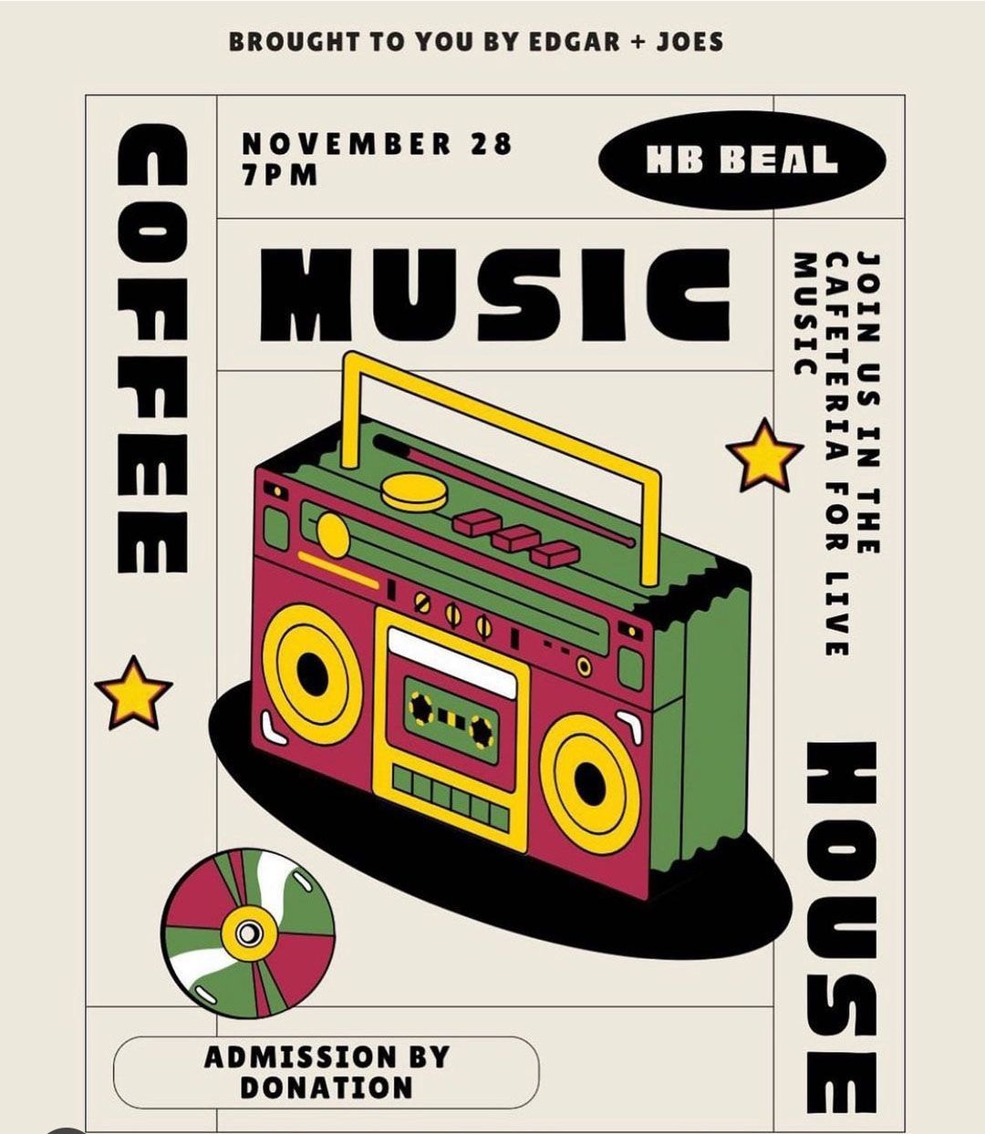 Beal Coffee House poster