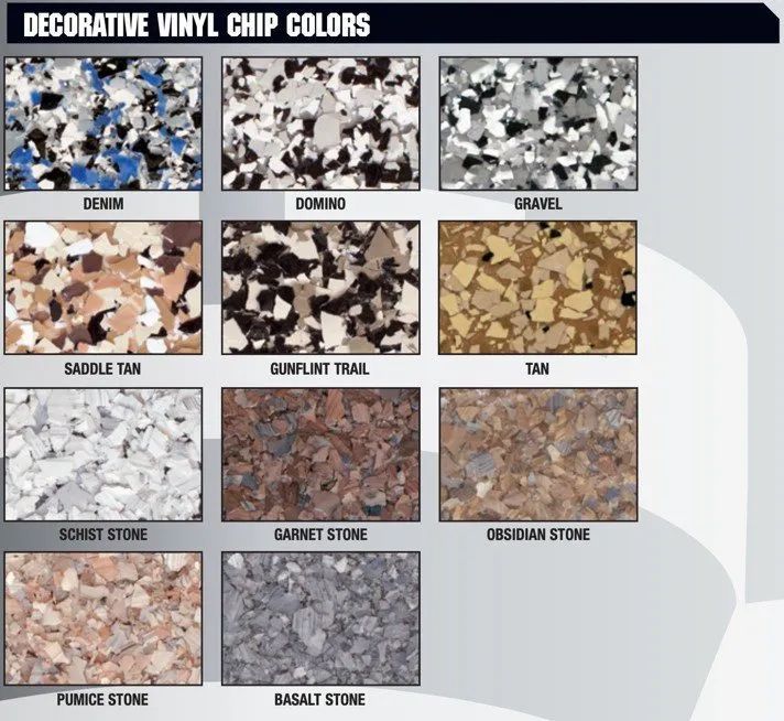 Vinyl Chip Colors — Eau Claire, WI — A&M Professional Painting Solutions