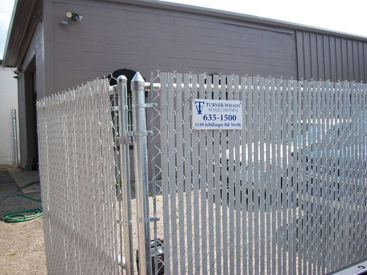 Chainlink Privacy Fence — Mobile, AL — Turner Wilson Fence Company