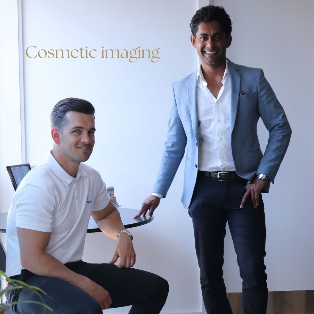 Best Cosmetic surgeon Dr Kishen Nara with best cosmetic ultrasonographer Jarrod French in Tasmania