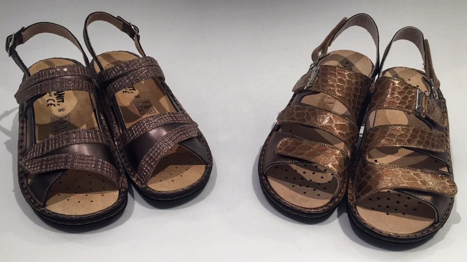 Sandali ortopedici in cuoio