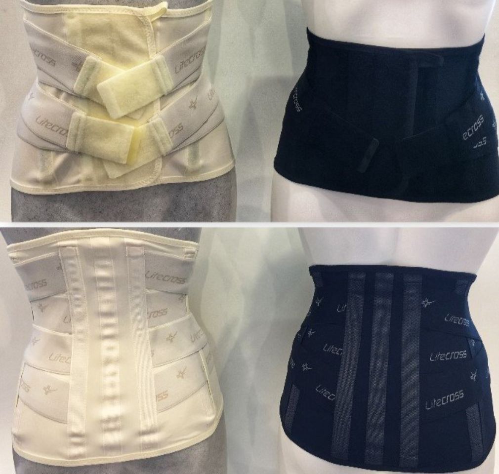 Busto lombare con rinforzi