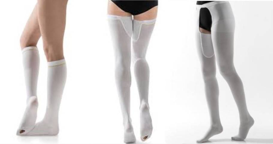 Calze ortopediche bianche